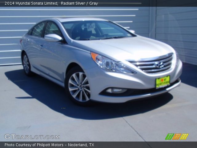 2014 Hyundai Sonata Limited in Radiant Silver