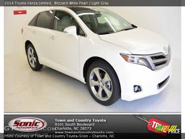 2014 Toyota Venza Limited in Blizzard White Pearl