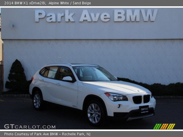2014 BMW X1 xDrive28i in Alpine White