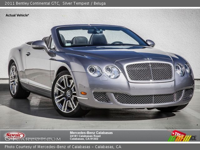 2011 Bentley Continental GTC  in Silver Tempest