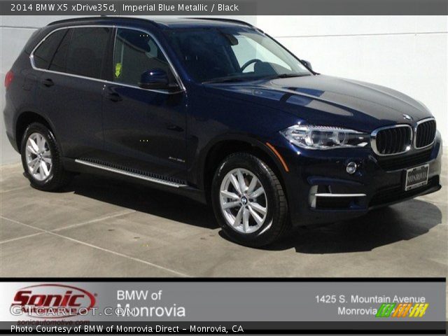 2014 BMW X5 xDrive35d in Imperial Blue Metallic