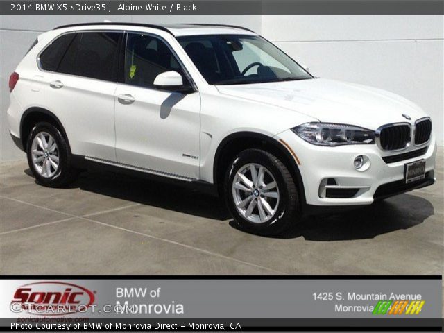 2014 BMW X5 sDrive35i in Alpine White