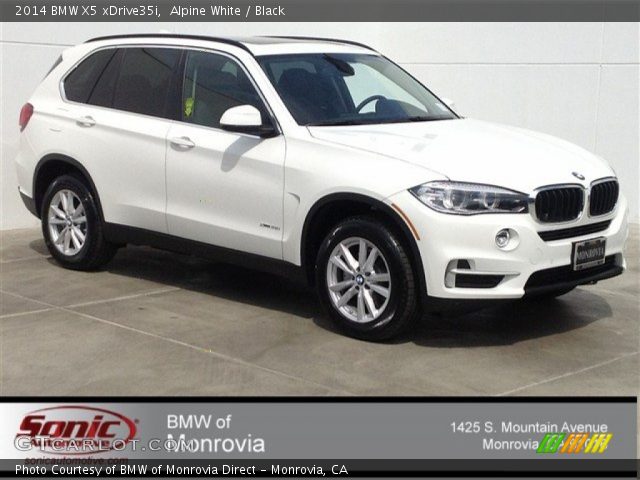 2014 BMW X5 xDrive35i in Alpine White