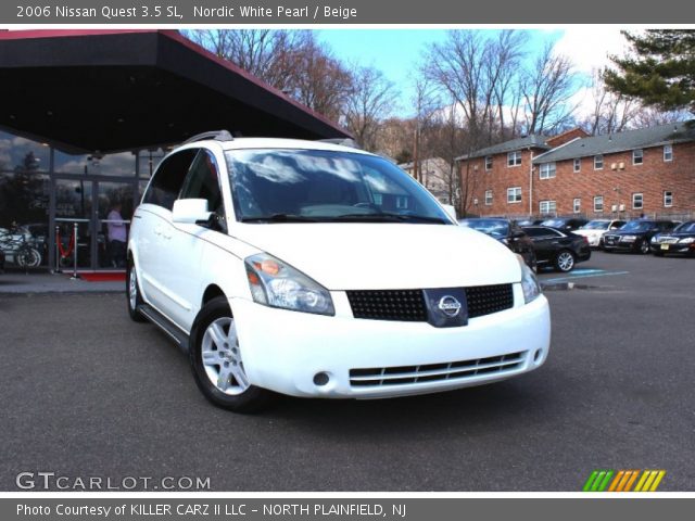 2006 Nissan Quest 3.5 SL in Nordic White Pearl