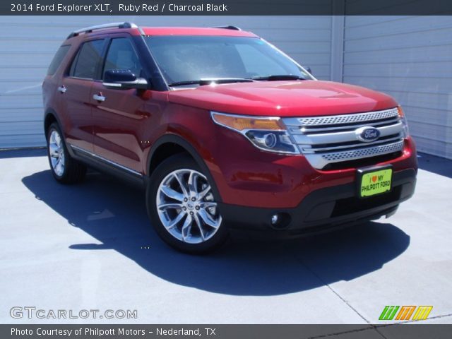 2014 Ford Explorer XLT in Ruby Red