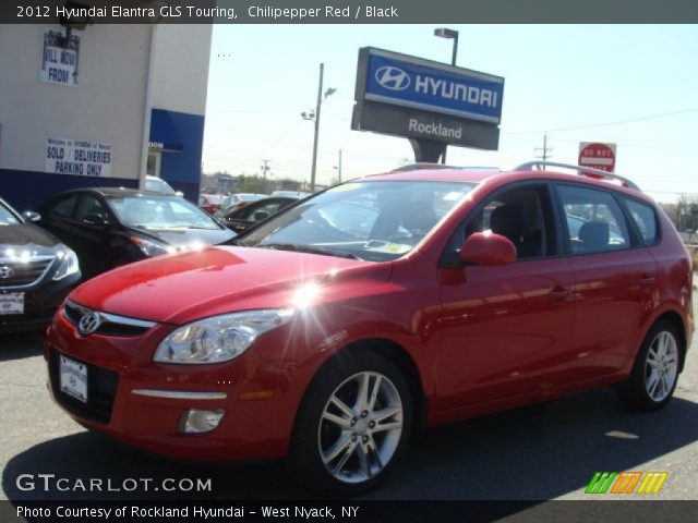 2012 Hyundai Elantra GLS Touring in Chilipepper Red