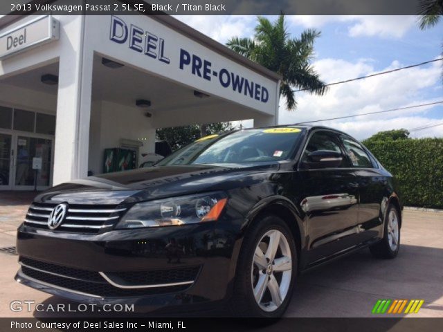 2013 Volkswagen Passat 2.5L SE in Black
