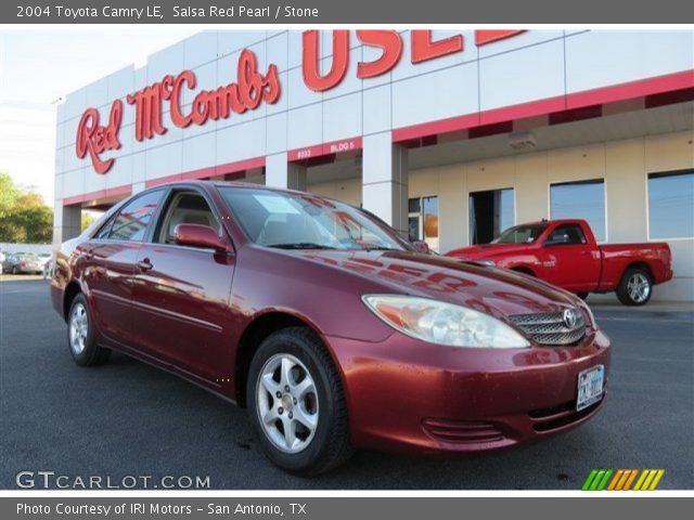 2004 Toyota Camry LE in Salsa Red Pearl
