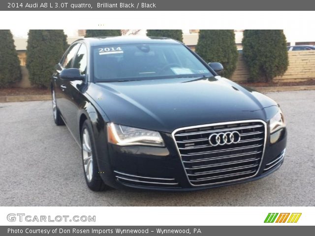 2014 Audi A8 L 3.0T quattro in Brilliant Black