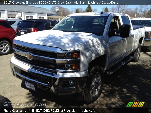 2015 Chevrolet Silverado 3500HD LTZ Crew Cab 4x4 in Summit White