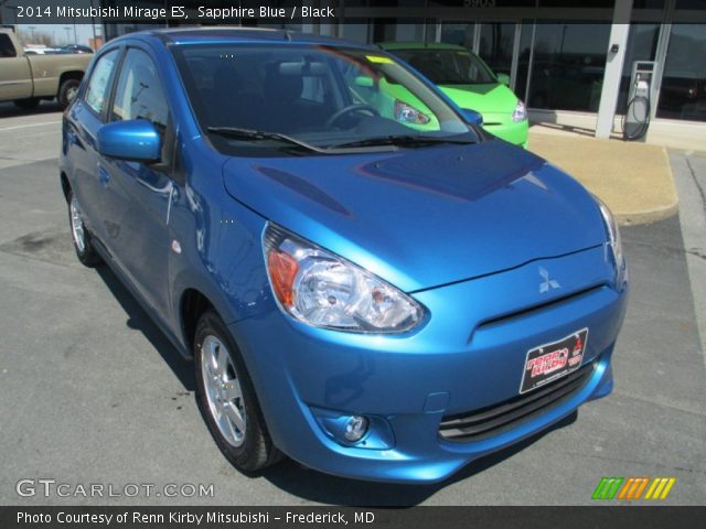 2014 Mitsubishi Mirage ES in Sapphire Blue