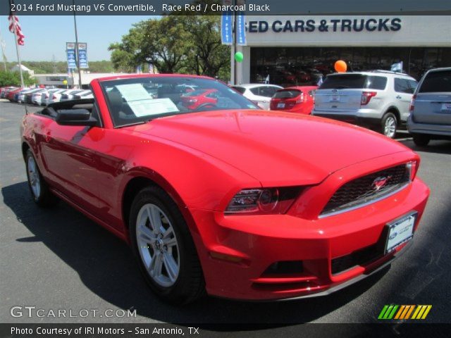 2014 Ford Mustang V6 Convertible in Race Red