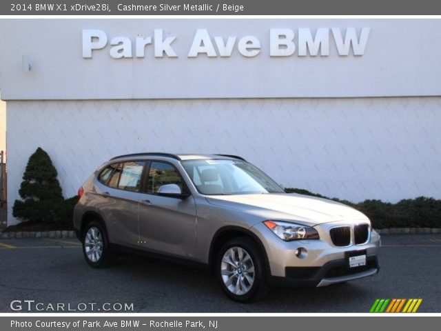 2014 BMW X1 xDrive28i in Cashmere Silver Metallic