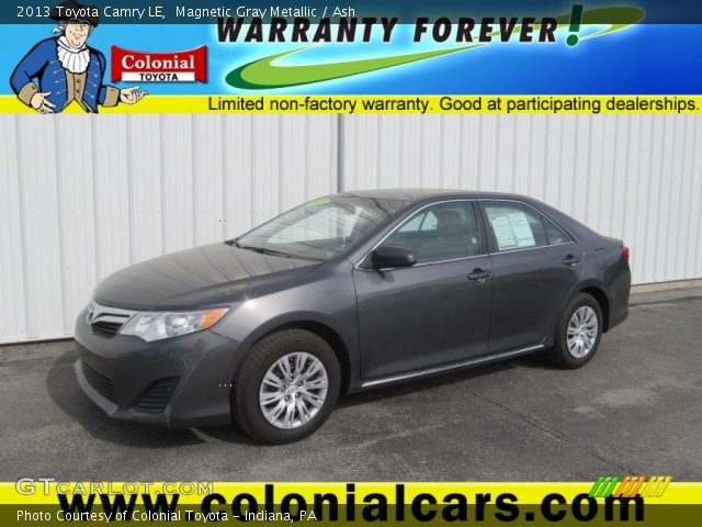 2013 Toyota Camry LE in Magnetic Gray Metallic