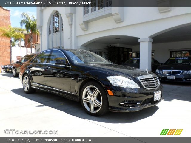 2012 Mercedes-Benz S 550 Sedan in Black