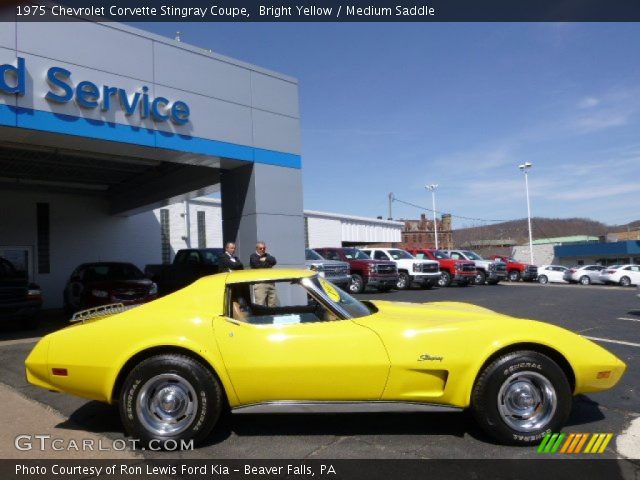 1975 Chevrolet Corvette Stingray Coupe in Bright Yellow