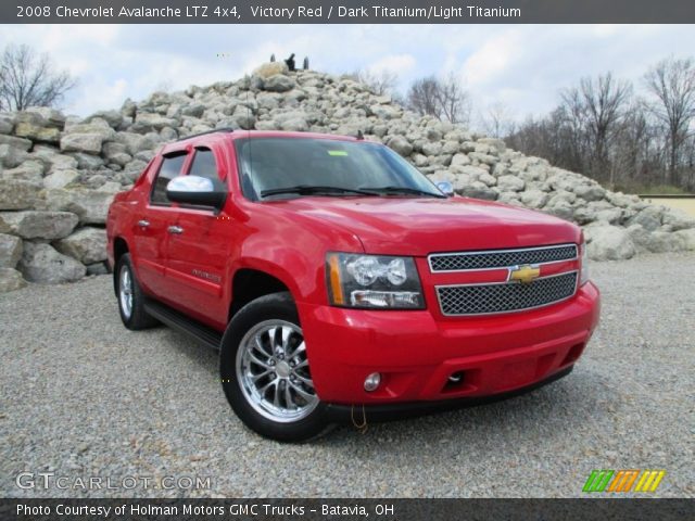 2008 Chevrolet Avalanche LTZ 4x4 in Victory Red