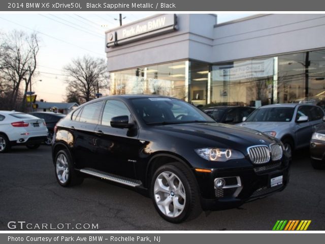 2014 BMW X6 xDrive50i in Black Sapphire Metallic