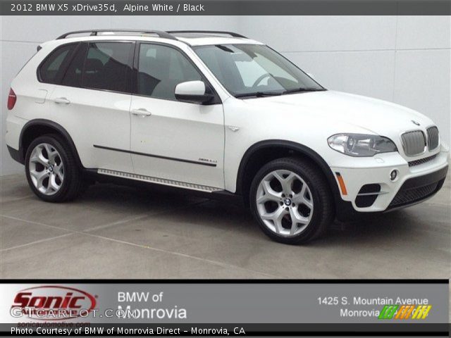 2012 BMW X5 xDrive35d in Alpine White