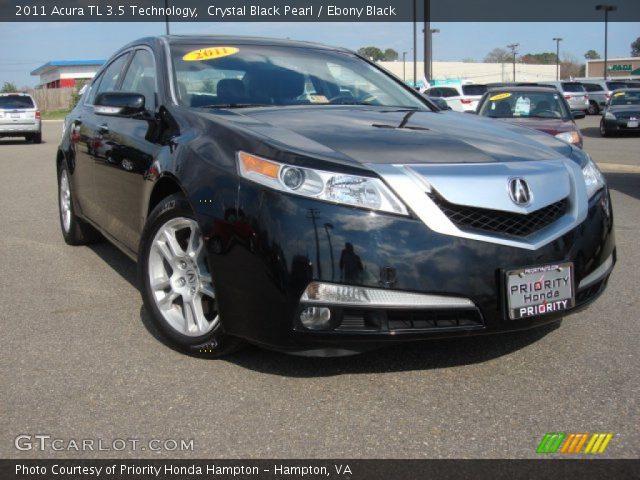 2011 Acura TL 3.5 Technology in Crystal Black Pearl