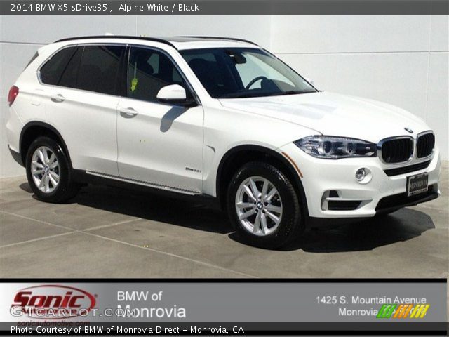 2014 BMW X5 sDrive35i in Alpine White
