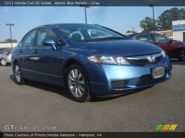 2011 Honda Civic EX Sedan in Atomic Blue Metallic