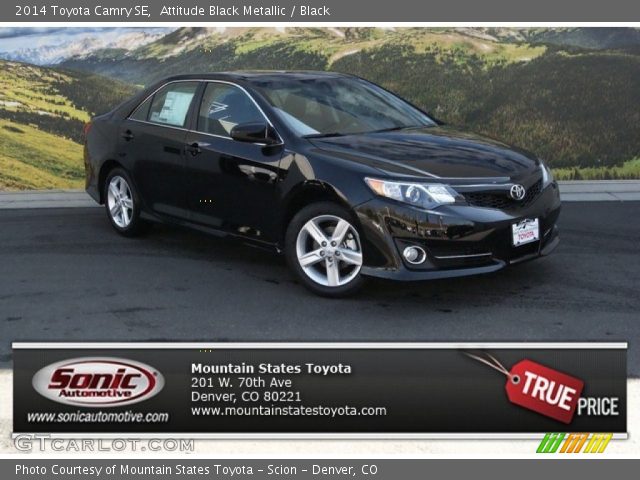 2014 Toyota Camry SE in Attitude Black Metallic