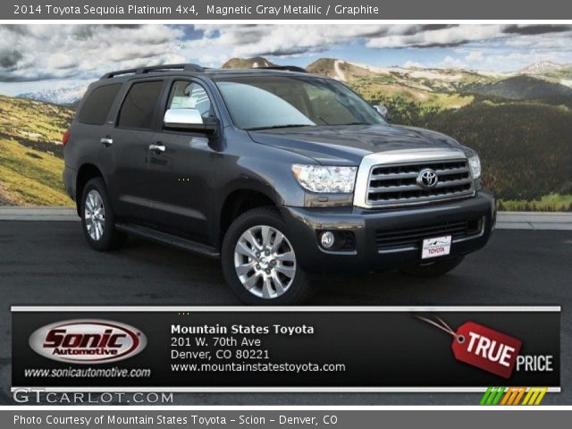2014 Toyota Sequoia Platinum 4x4 in Magnetic Gray Metallic