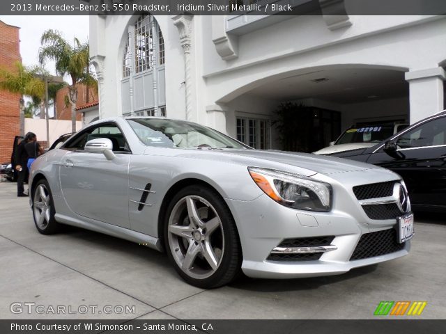 2013 Mercedes-Benz SL 550 Roadster in Iridium Silver Metallic