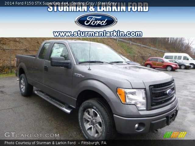 2014 Ford F150 STX SuperCab 4x4 in Sterling Grey