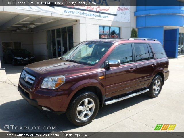 2007 Honda Pilot EX-L 4WD in Dark Cherry Pearl