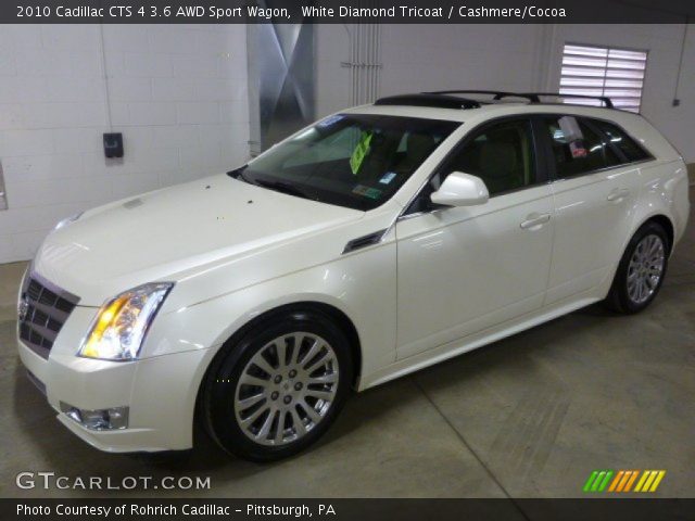 2010 Cadillac CTS 4 3.6 AWD Sport Wagon in White Diamond Tricoat