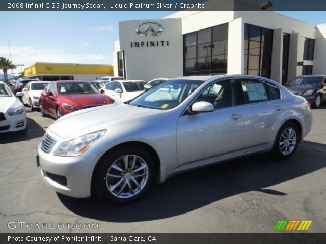 2008 Infiniti G 35 Journey Sedan in Liquid Platinum Silver