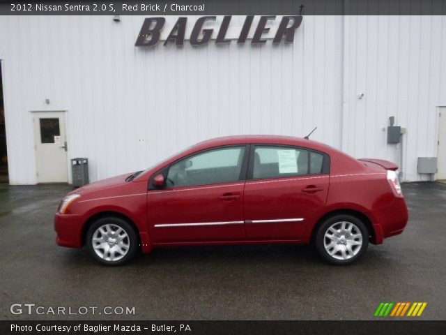 2012 Nissan Sentra 2.0 S in Red Brick