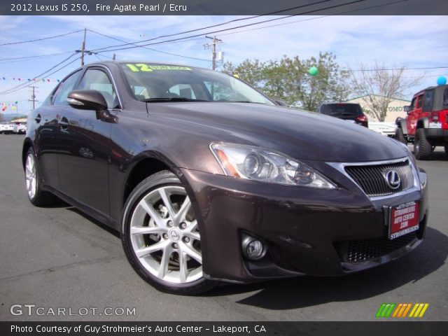 2012 Lexus IS 250 in Fire Agate Pearl