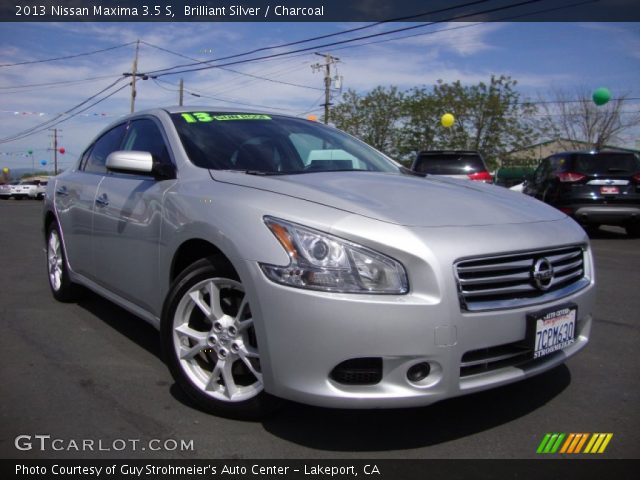 2013 Nissan Maxima 3.5 S in Brilliant Silver