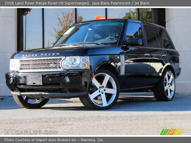 2008 Land Rover Range Rover V8 Supercharged in Java Black Pearlescent