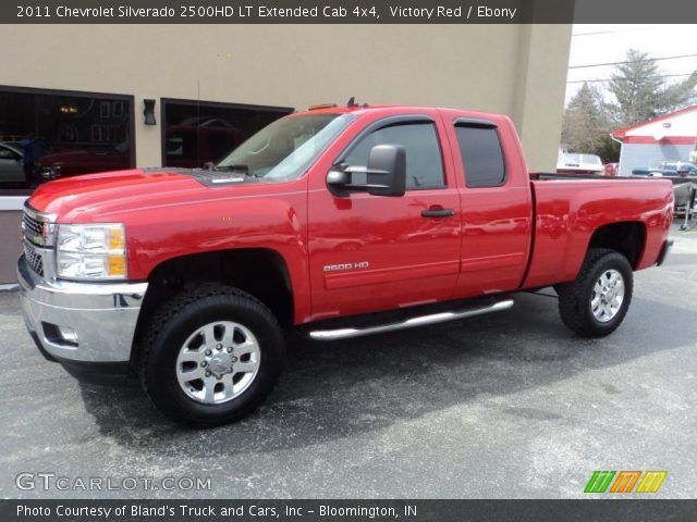 2011 Chevrolet Silverado 2500HD LT Extended Cab 4x4 in Victory Red