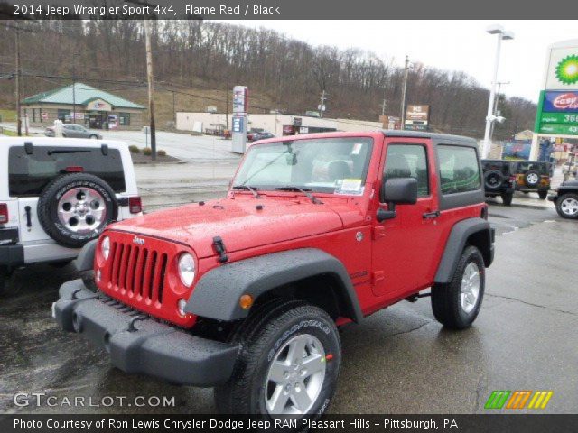 2014 Jeep Wrangler Sport 4x4 in Flame Red
