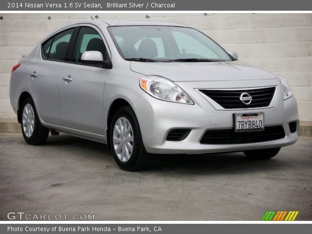 2014 Nissan Versa 1.6 SV Sedan in Brilliant Silver