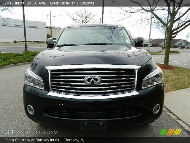 2012 Infiniti QX 56 4WD in Black Obsidian