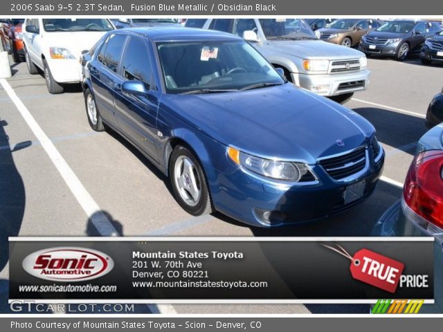 2006 Saab 9-5 2.3T Sedan in Fusion Blue Metallic