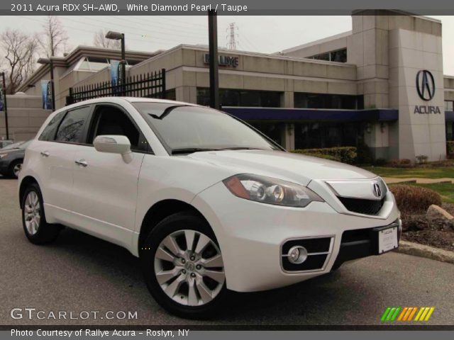 2011 Acura RDX SH-AWD in White Diamond Pearl