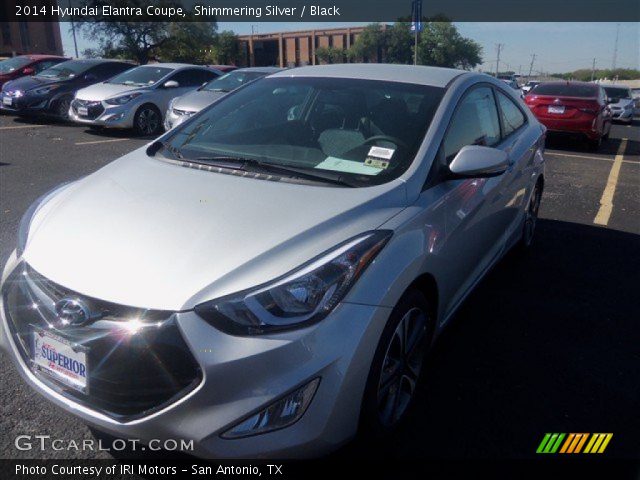 2014 Hyundai Elantra Coupe  in Shimmering Silver