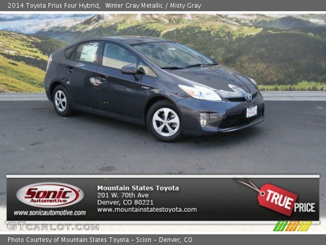 2014 Toyota Prius Four Hybrid in Winter Gray Metallic