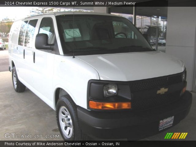 2014 Chevrolet Express 1500 Cargo WT in Summit White