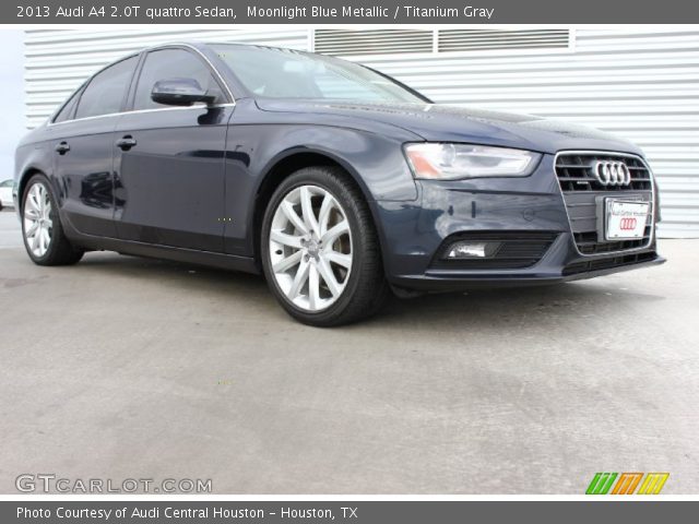 2013 Audi A4 2.0T quattro Sedan in Moonlight Blue Metallic