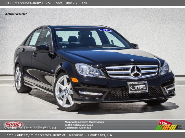 2012 Mercedes-Benz C 250 Sport in Black
