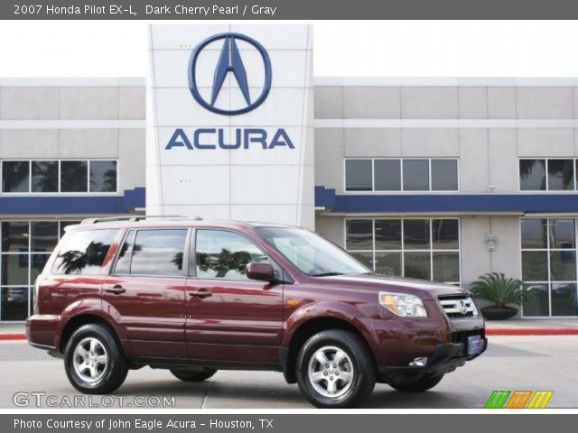 2007 Honda Pilot EX-L in Dark Cherry Pearl
