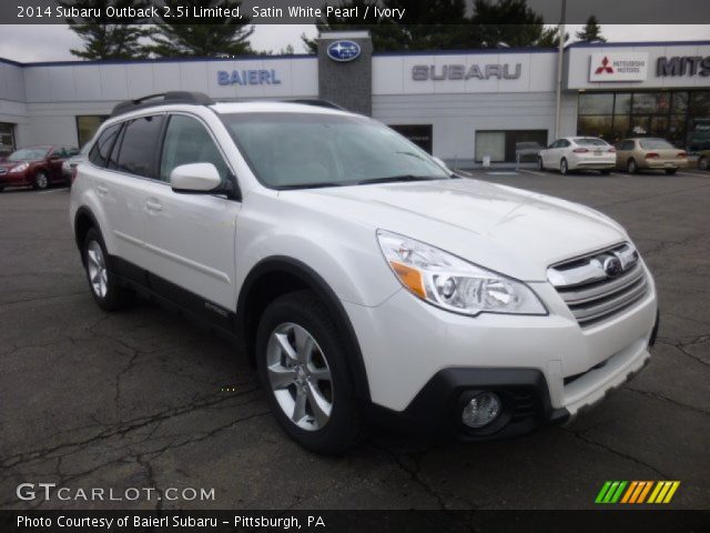 2014 Subaru Outback 2.5i Limited in Satin White Pearl